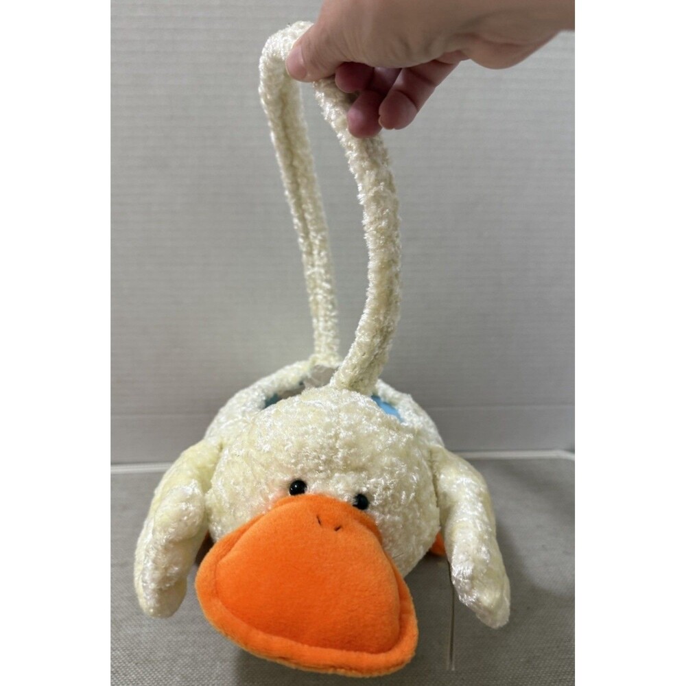 Ganz Duck Chenille Easter Basket Egg Cozy Yellow Heritage Collection NWT